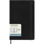 MSK Agenda Mensuel Souple 12 mois-Agenda-Moleskine-2027-Noir-Large 13x21-Papeterie du Dôme