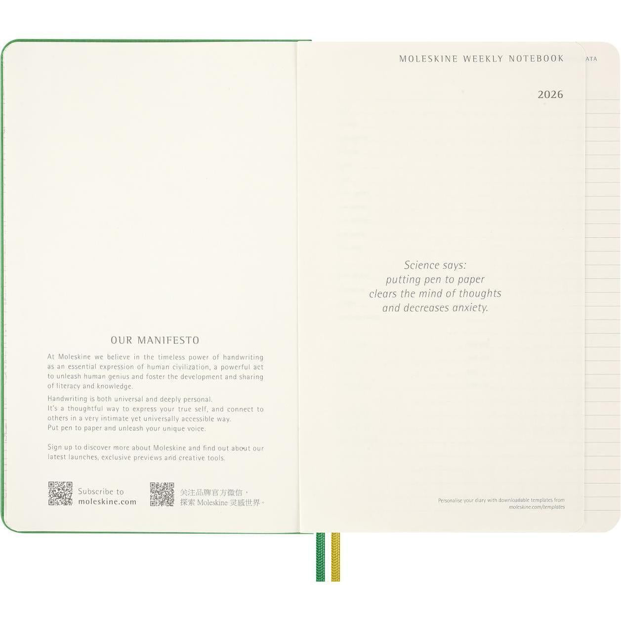 MSK Agenda Peanuts Journalier Rigide 12 mois-Agenda-Moleskine-Papeterie du Dôme