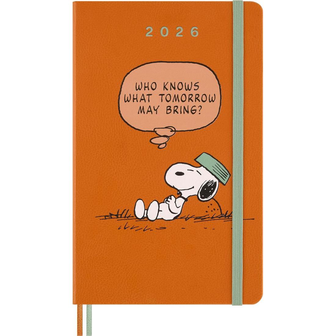 MSK Agenda Peanuts Semainier & Carnet Rigide 12 mois-Agenda-Moleskine-2026-Large 13x21-Papeterie du Dôme