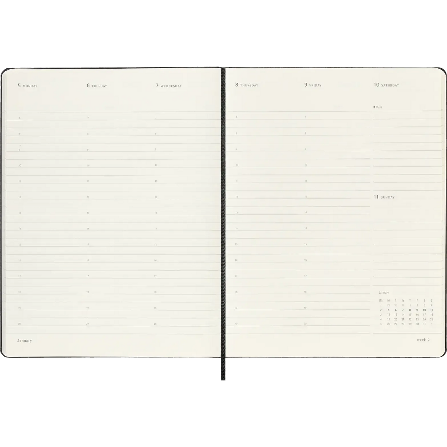 MSK Agenda Pro Rigide-Agenda-Moleskine-Papeterie du Dôme