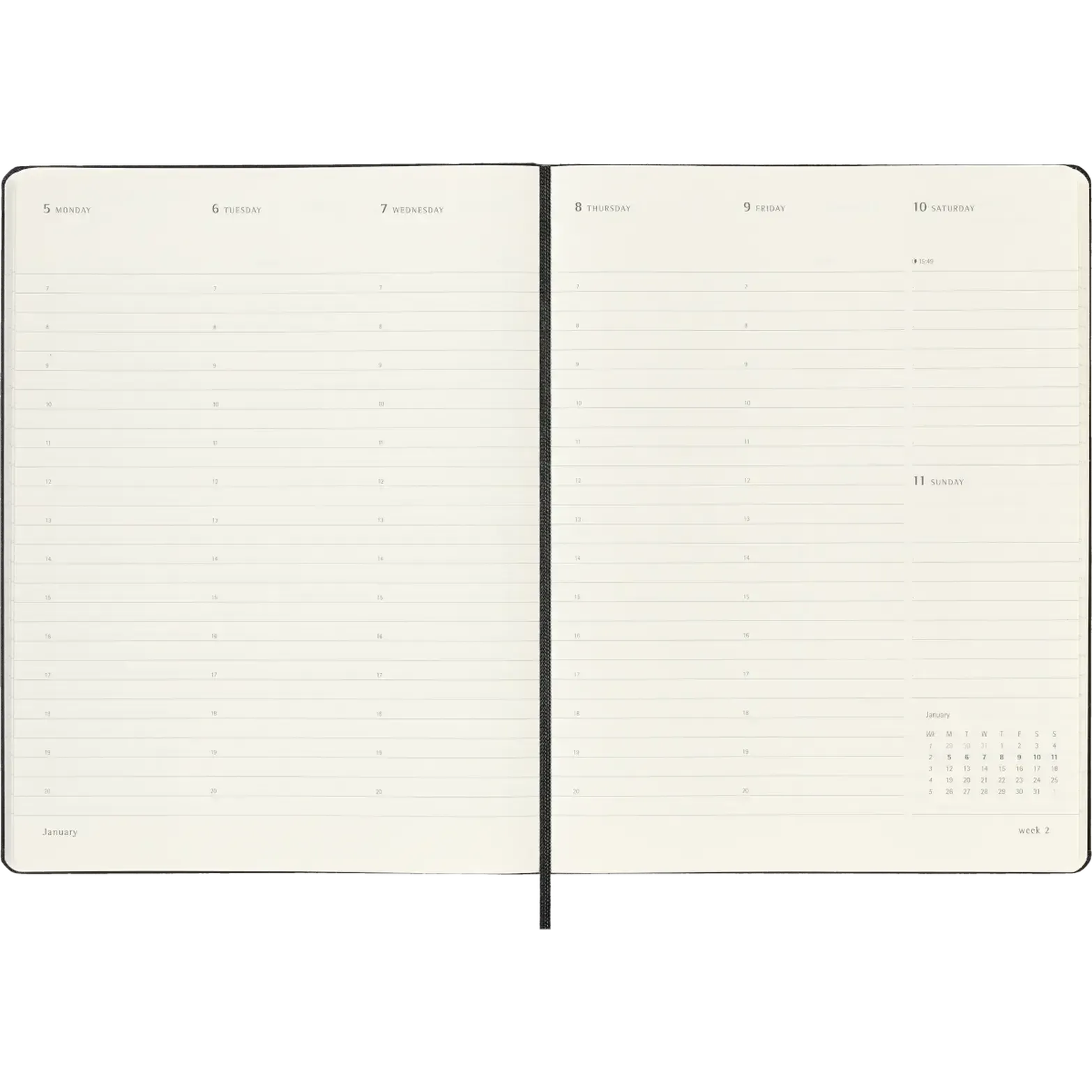 MSK Agenda Pro Rigide-Agenda-Moleskine-Papeterie du Dôme