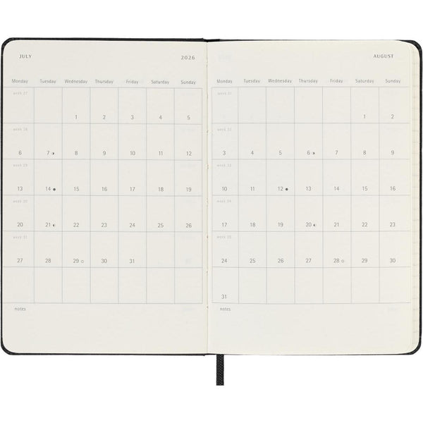 MSK Agenda Semainier & Carnet Rigide 12 mois-Agenda-Moleskine-Papeterie du Dôme