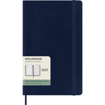 MSK Agenda Semainier & Carnet Souple 12 mois-Agenda-Moleskine-2027-Bleu saphir-Large 13x21-Papeterie du Dôme