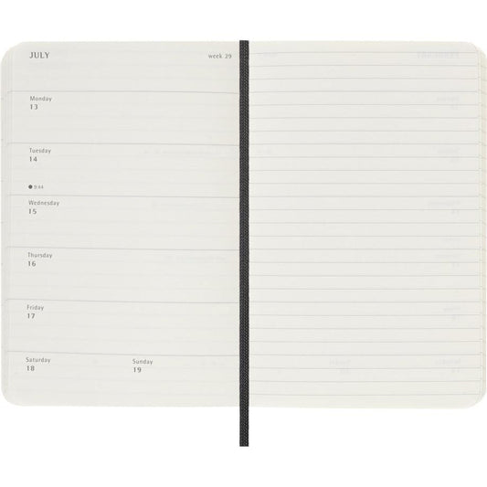 MSK Agenda Semainier & Carnet Souple 18 mois-Agenda-Moleskine-Papeterie du Dôme