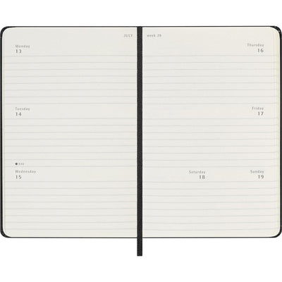 MSK Agenda Semainier Horizontal Rigide 12 mois-Agenda-Moleskine-Papeterie du Dôme