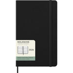 MSK Agenda Semainier Vertical Rigide 12 mois-Agenda-Moleskine-2026-Noir-Large 13x21-Papeterie du Dôme