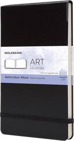 MSK Album Aquarelle-Carnet-Moleskine-Noir-Large 13x21 cm-Aquarelle-Papeterie du Dôme
