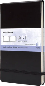 MSK Album Aquarelle-Carnet-Moleskine-Noir-Large 13x21 cm-Aquarelle-Papeterie du Dôme