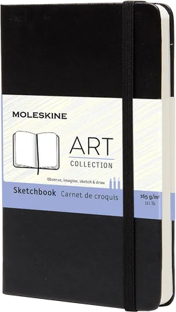 MSK Album Croquis Art Collection-Carnet-Moleskine-Noir-Pocket 9x14-Croquis-Papeterie du Dôme