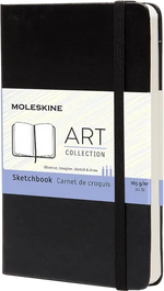 MSK Album Croquis Art Collection-Carnet-Moleskine-Noir-Pocket 9x14-Croquis-Papeterie du Dôme