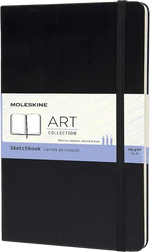 MSK Album Croquis Art Collection-Carnet-Moleskine-Noir-Large 13x21-Croquis-Papeterie du Dôme