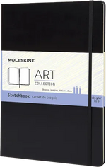 MSK Album Croquis Art Collection-Carnet-Moleskine-Noir-A4 21x29,7-Croquis-Papeterie du Dôme