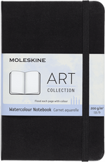MSK Carnet Aquarelle Rigide-Carnet-Moleskine-Noir-Paysage-Pocket 9x14 cm-Papeterie du Dôme