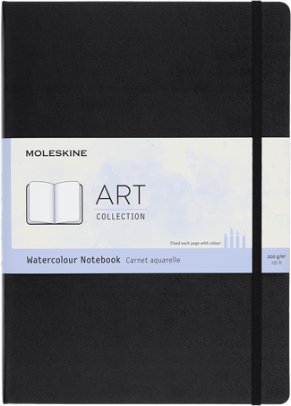 MSK Carnet Aquarelle Rigide-Carnet-Moleskine-Noir-Paysage-A4 21x29,7 cm-Papeterie du Dôme