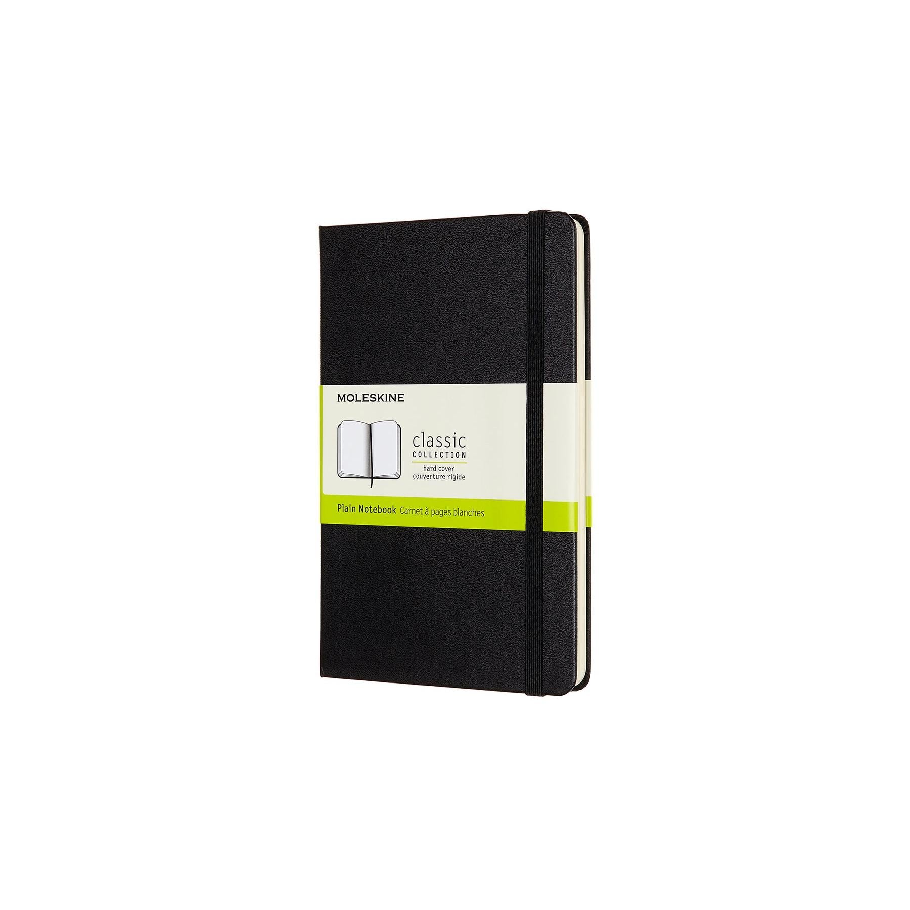 MSK Carnet Classic Rigide-Carnet-Moleskine-Moyen 11.5x18-Noir-Uni-Papeterie du Dôme