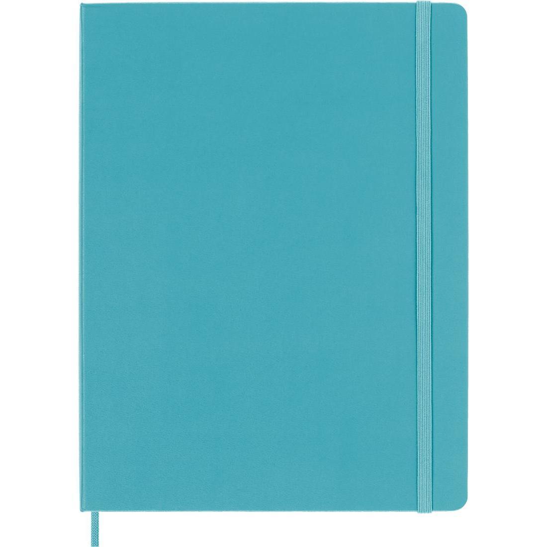 MSK Carnet Classic Rigide-Carnet-Moleskine-XL 19x25-Bleu récif-Ligné-Papeterie du Dôme