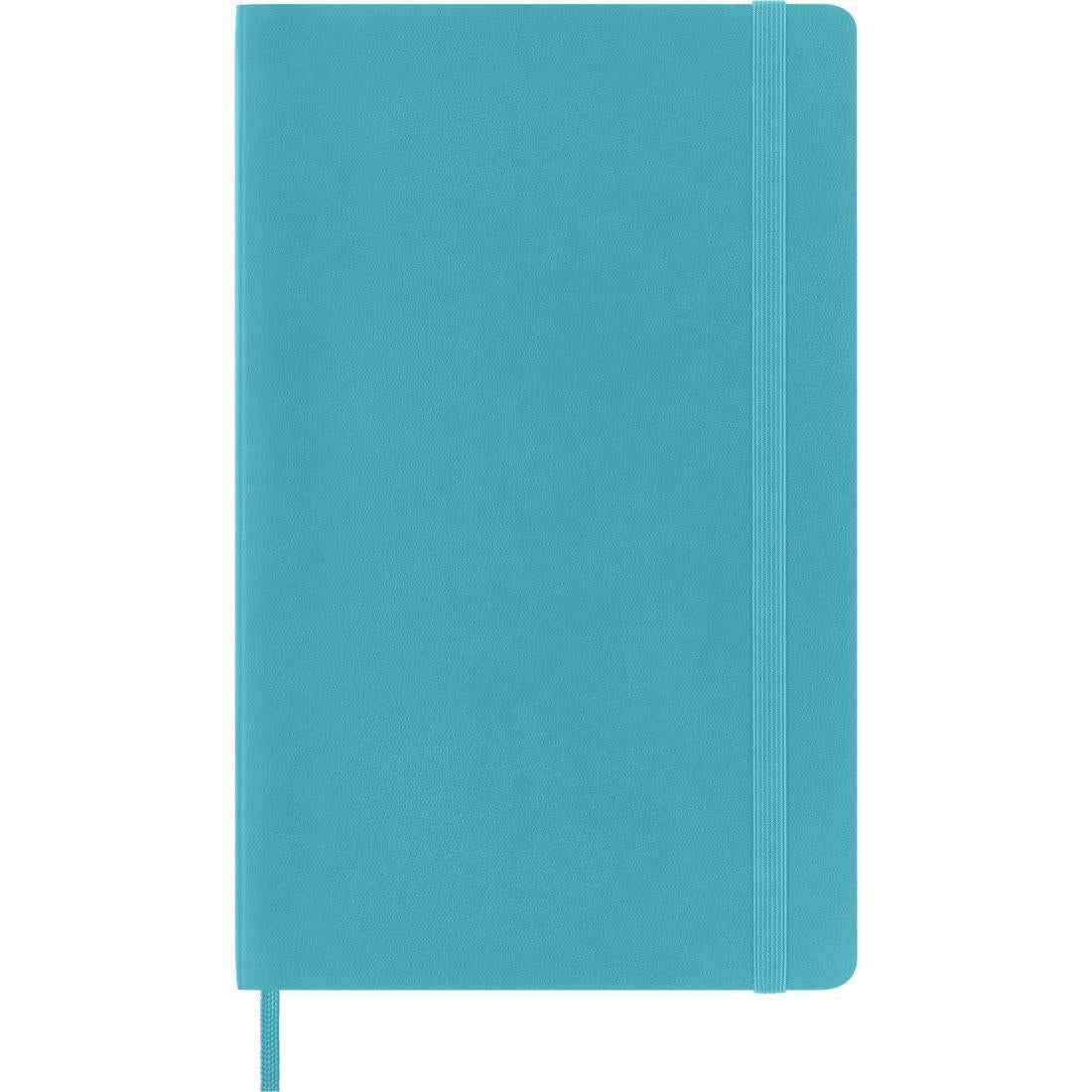 MSK Carnet Classic Souple-Carnet-Moleskine-Large 13x21-Bleu récif-Ligné-Papeterie du Dôme