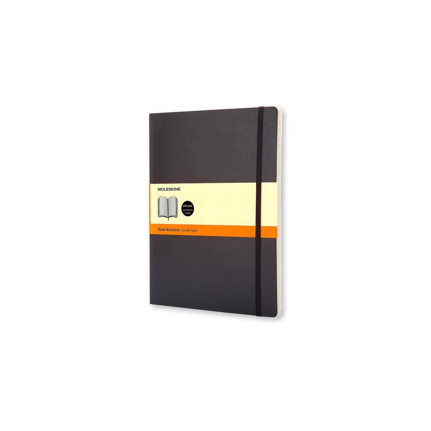 MSK Carnet Classic Souple-Carnet-Moleskine-Noir-Très Grand 19x25-Ligné-Papeterie du Dôme