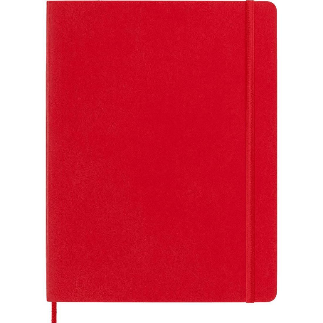 MSK Carnet Classic Souple-Carnet-Moleskine-XL 19x25-Rouge-Uni-Papeterie du Dôme