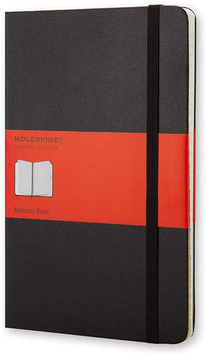 MSK Carnet d'Adresses Répertoire-Répertoire-Moleskine-Noir-Large 13x21-Papeterie du Dôme