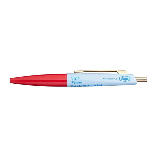 Mark's Days x Anterique Mini Stylo Bille-Stylo Bille-Mark's-Rouge Bleu-Papeterie du Dôme