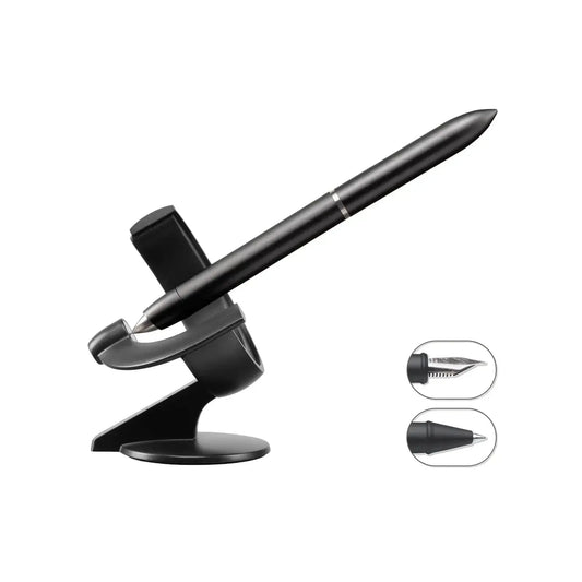 NVM Hoverpen Future Stylo Plume et Roller-Stylo Plume-Novium Design-Deep Black-Papeterie du Dôme