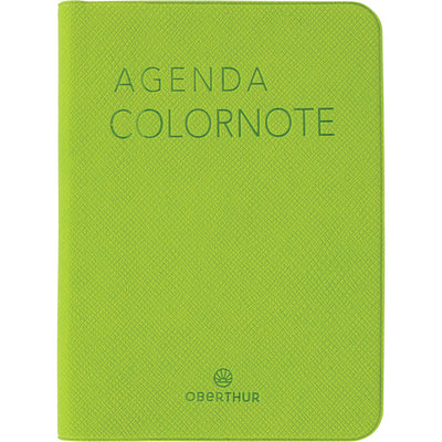 OBE Agenda Colornote Semainier 10-Agenda-Oberthur-2027-Vert pomme-Papeterie du Dôme