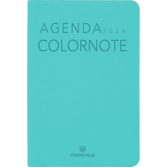 OBE Agenda Colornote Semainier 15 Vertical-Agenda-Oberthur-2024-Bleu-Papeterie du Dôme