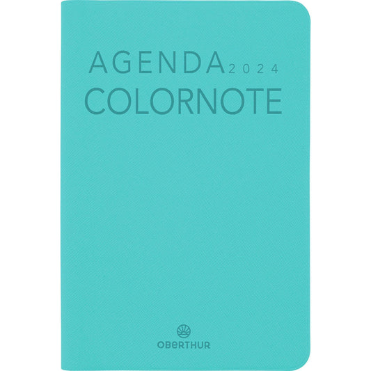 OBE Agenda Colornote Semainier 15 Vertical-Agenda-Oberthur-2024-Bleu-Papeterie du Dôme