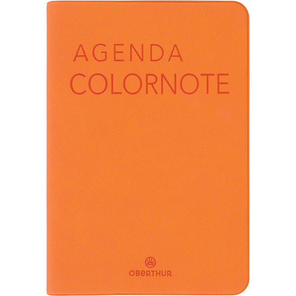 OBE Agenda Colornote Semainier 15 Vertical-Agenda-Oberthur-2027-Orange-Papeterie du Dôme