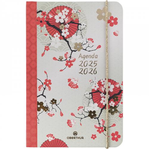 OBE Agenda Semainier Scolaire 15 Sakura-Agenda-Oberthur-Papeterie du Dôme