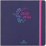 OBE Agenda Semainier Scolaire Carré Tivoli-Agenda-Oberthur-2025-2026-Bleu nuit-Papeterie du Dôme