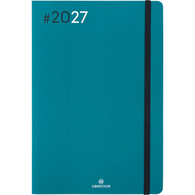 OBE Agenda Semainier de Bureau 25 Flex-Agenda-Oberthur-2027-Émeraude-Papeterie du Dôme