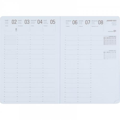 Oberthur Calendrier à Effeuiller 76x95 Gris – Papeterie du Dôme