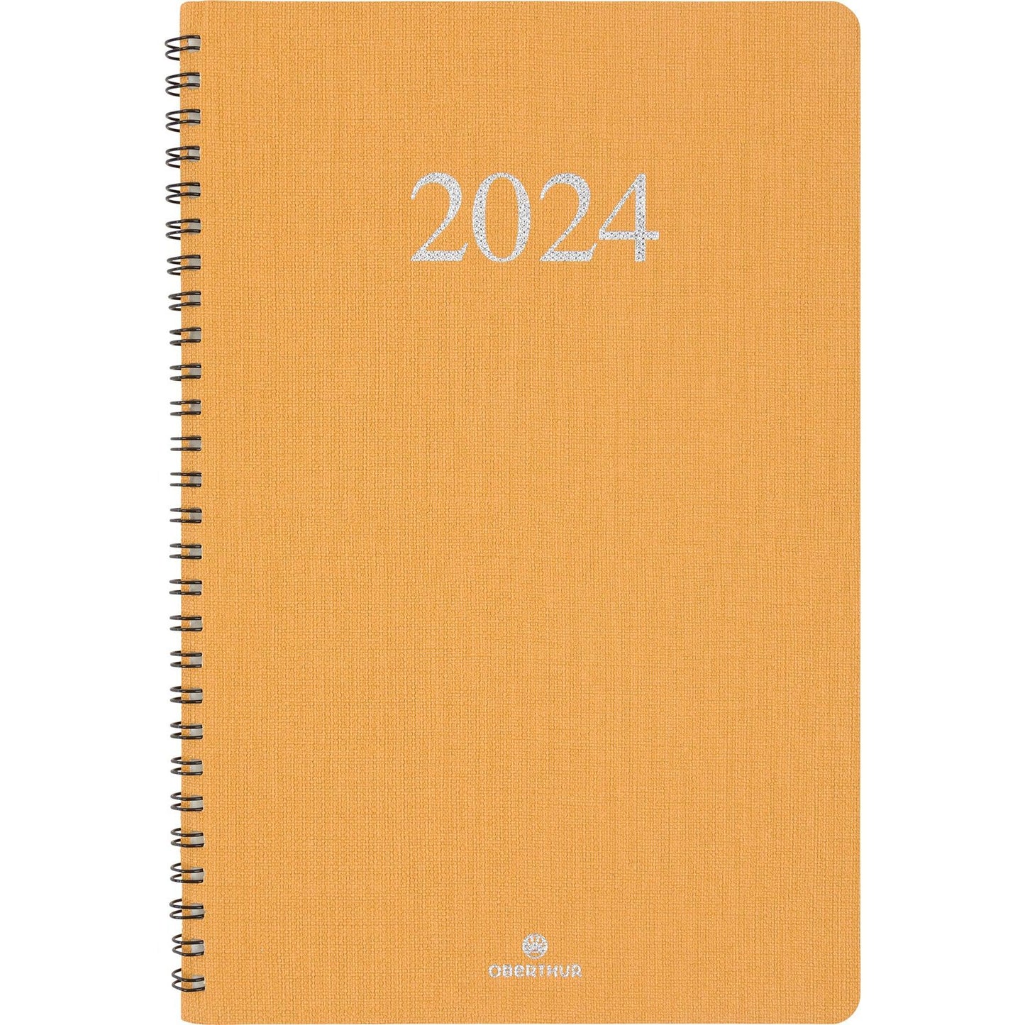OBERTHUR Agenda GIVERNY, Janvier à Décembre 2024, format 16,5x16,5cm,  couverture imprimée quadri Vert ≡ CALIPAGE