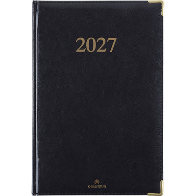 OBE Agenda Semainier de Bureau 25 Kiev-Agenda-Oberthur-2027-Noir-Papeterie du Dôme