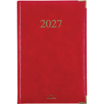 OBE Agenda Semainier de Bureau 25 Kiev-Agenda-Oberthur-2027-Rouge-Papeterie du Dôme