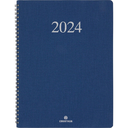 OBE Agenda Semainier de Bureau 27 Galway-Agenda-Oberthur-2024-Marine-Papeterie du Dôme
