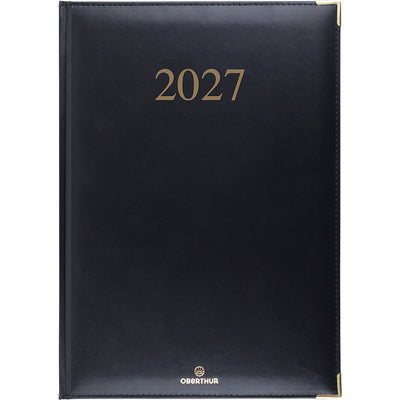OBE Agenda Semainier de Bureau 27 Kiev-Agenda-Oberthur-2027-Noir-Papeterie du Dôme