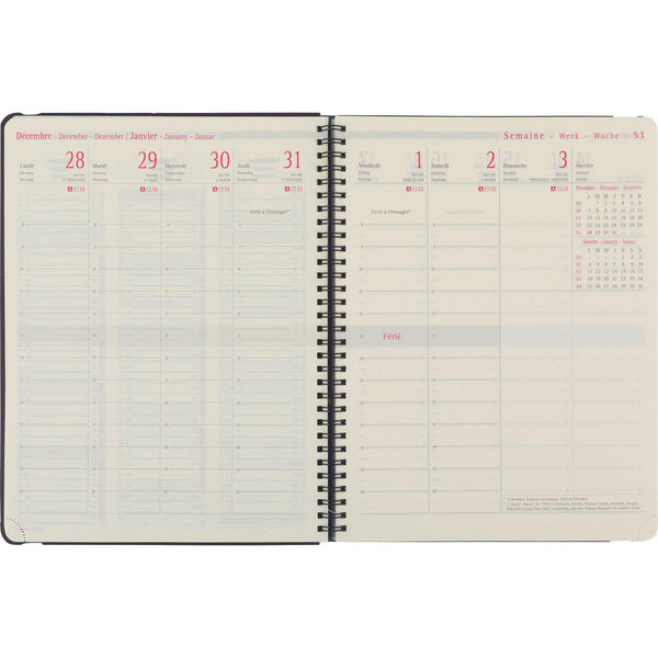 OBE Agenda Semainier de Bureau 27 Médicis-Agenda-Oberthur-Papeterie du Dôme