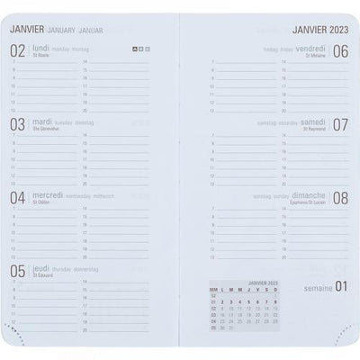 OBE Agenda Semainier de Poche 16 Flex-Agenda-Oberthur-Papeterie du Dôme