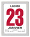 OBE Calendrier à Effeuiller 76x95