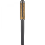 OBE Tandem Bois Stylo Plume-Ecriture-Oberthur-Bois de Noyer/Gris Mat-M Médium-Papeterie du Dôme
