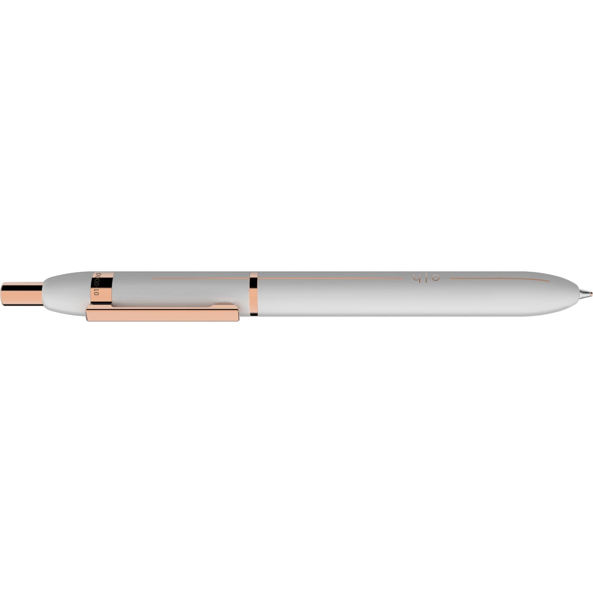 OH design 03 Blanc Or Rose Stylo Bille-Stylo Bille-Otto Hutt-Papeterie du Dôme