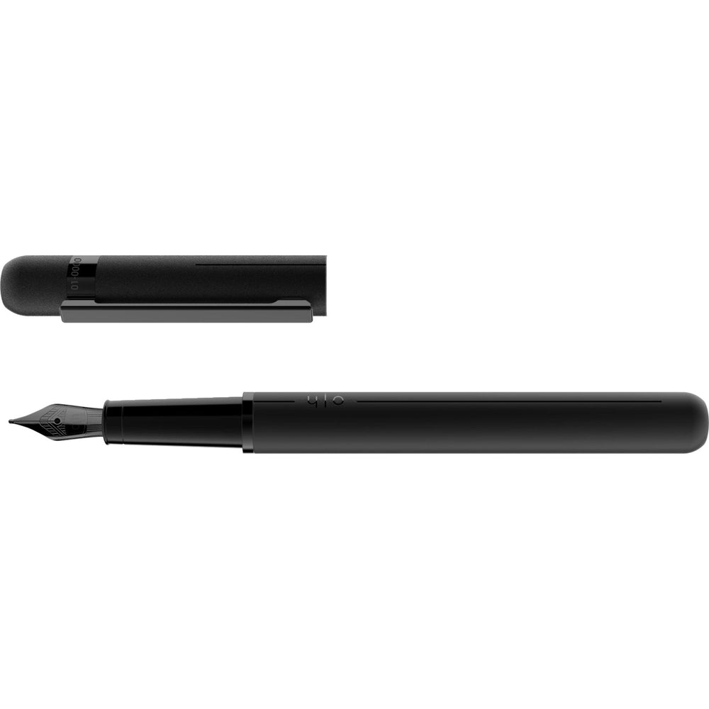 OH design 03 Noir Matt Stylo Plume-Stylo Plume-Otto Hutt-Papeterie du Dôme
