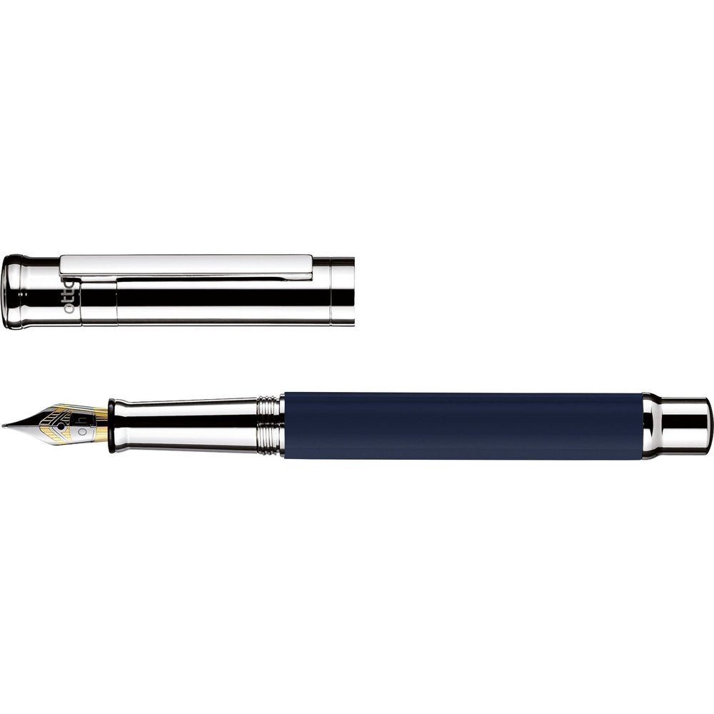 OH design 04 Bleu Platine Stylo Plume-Stylo Plume-Otto Hutt-Papeterie du Dôme