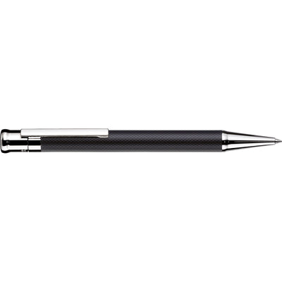 OH design 04 Noir Guilloché Laqué Platine Stylo Bille-Stylo Bille-Otto Hutt-Papeterie du Dôme