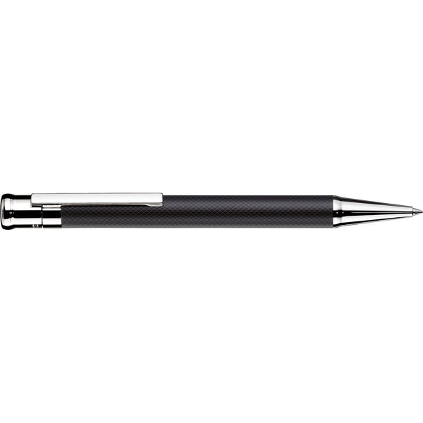 OH design 04 Noir Guilloché Laqué Platine Stylo Bille-Stylo Bille-Otto Hutt-Papeterie du Dôme