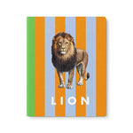 OHD Cahier-Carnet-Ohh Deer-Striped animal-Lion-Papeterie du Dôme
