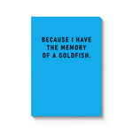 OHD Notebook Paperback A5-Carnet-Ohh Deer-Memory Of a Goldfish-Papeterie du Dôme